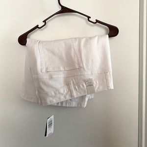 Torrid white denim mini skirt